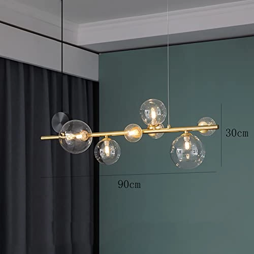 Molecular Chandelier - G9 Copper and glass 90*27*30cm