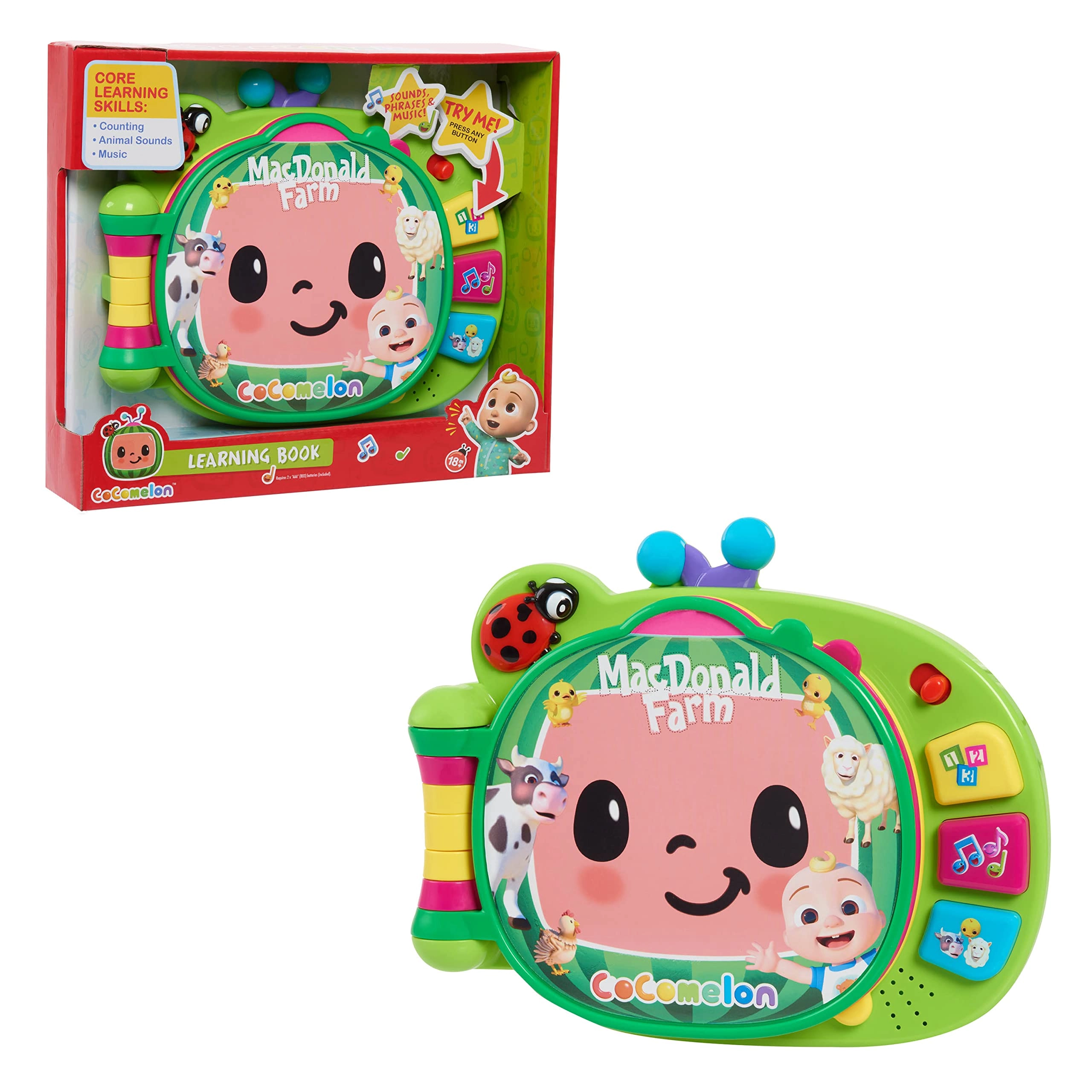 MZA STORES CoComelon Learning Book JJ - 18 months+