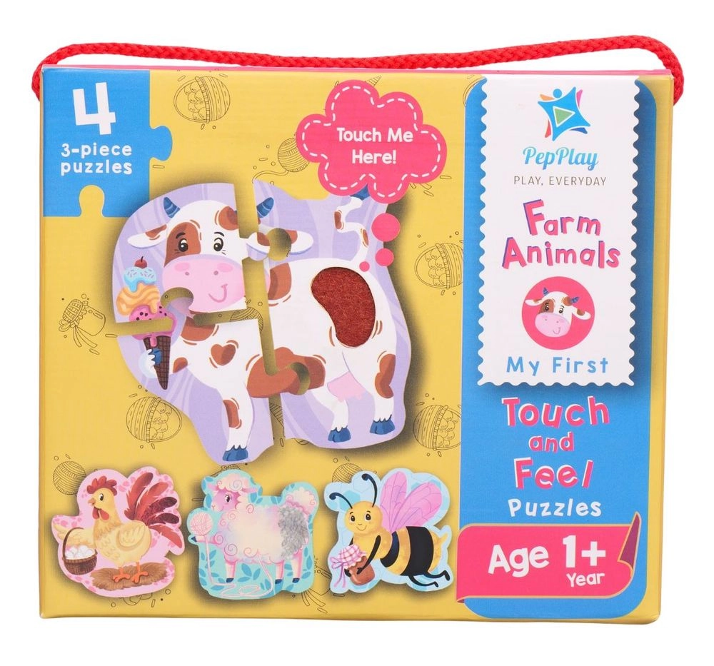 PepPlay Touch & Feel Puzzle - Suitable for 1 year & above