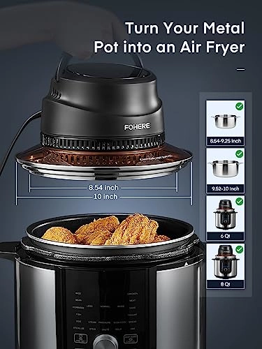 Air Fryer Lid - 6Qt/8Qt