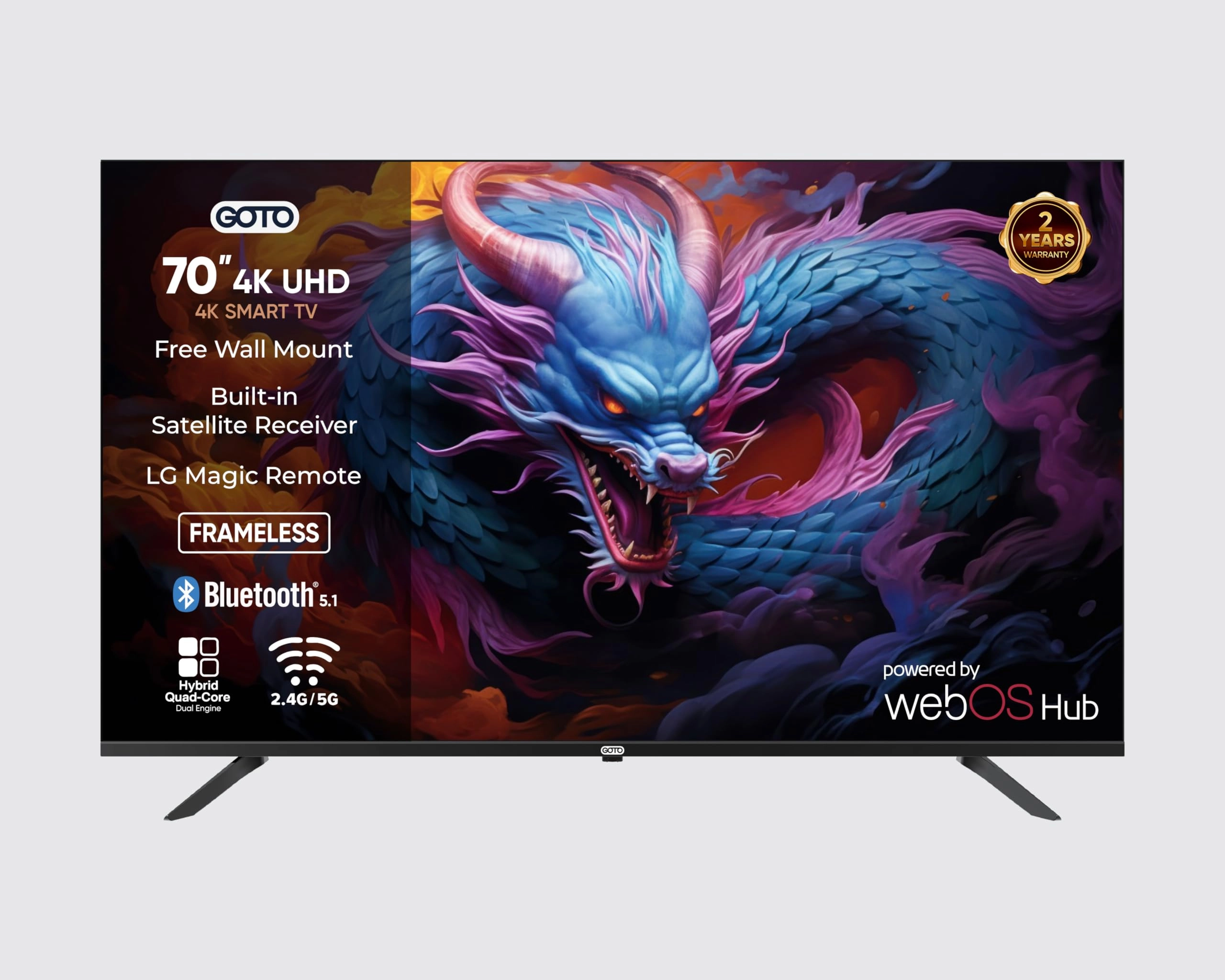 GOTO Software G70WEDU12N60R - 70 Inch