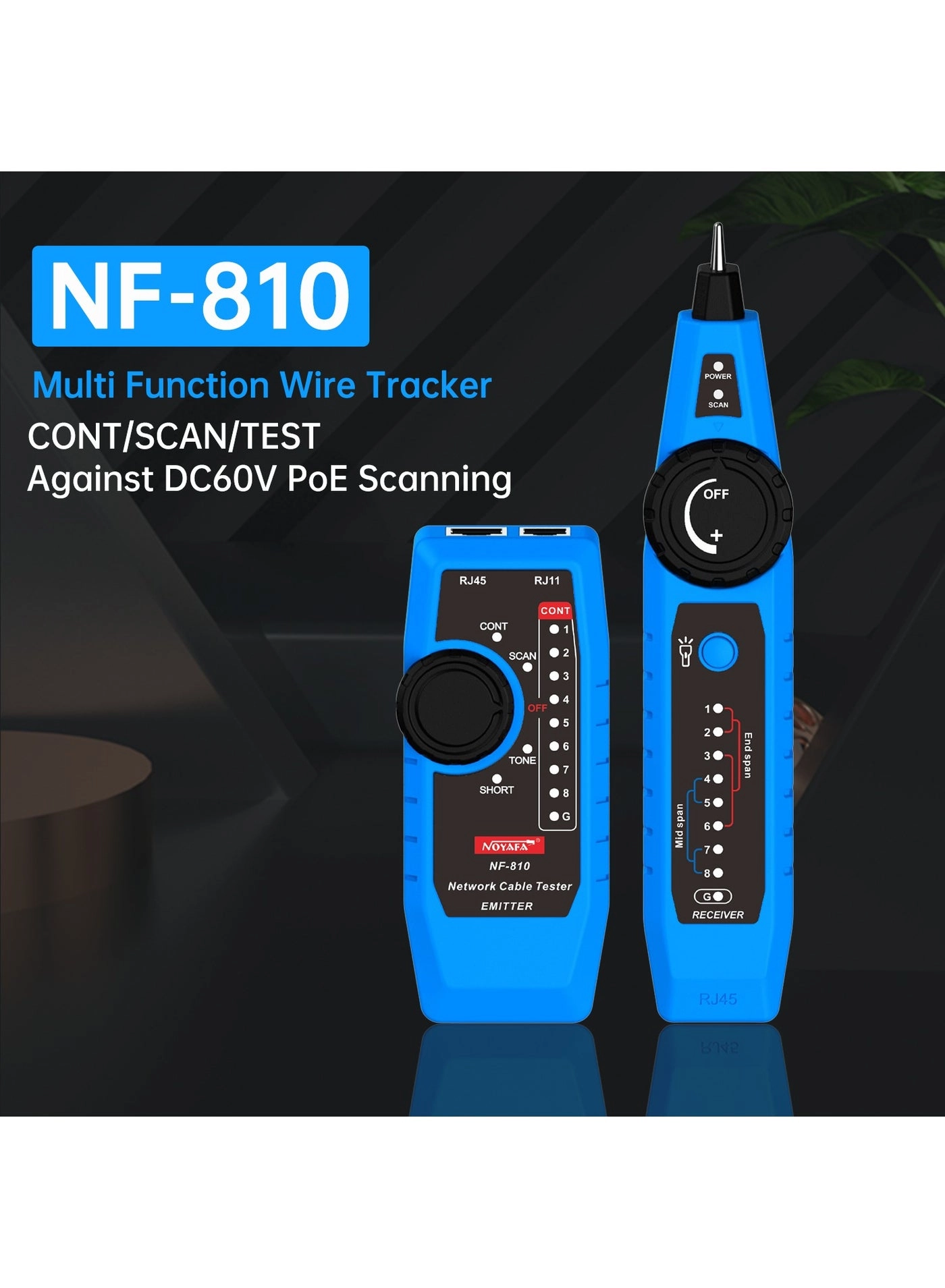 NF-810 - RJ11 RJ45 PoE