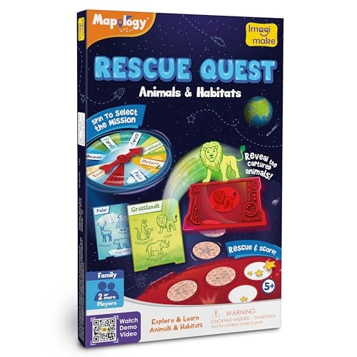 Rescue Quest Animals & Habitats - 5 years+ 40 pieces