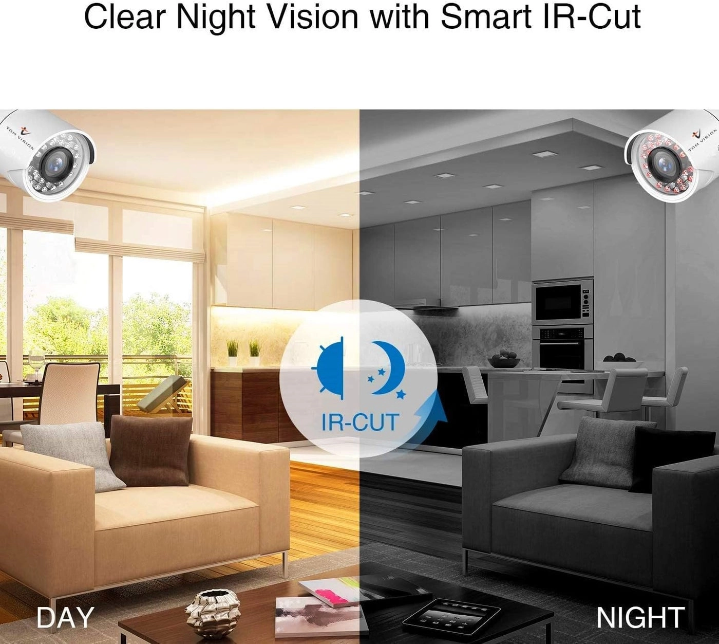 4CH DVR + Bullet Camera - 8pcs 1080P/2.0MP