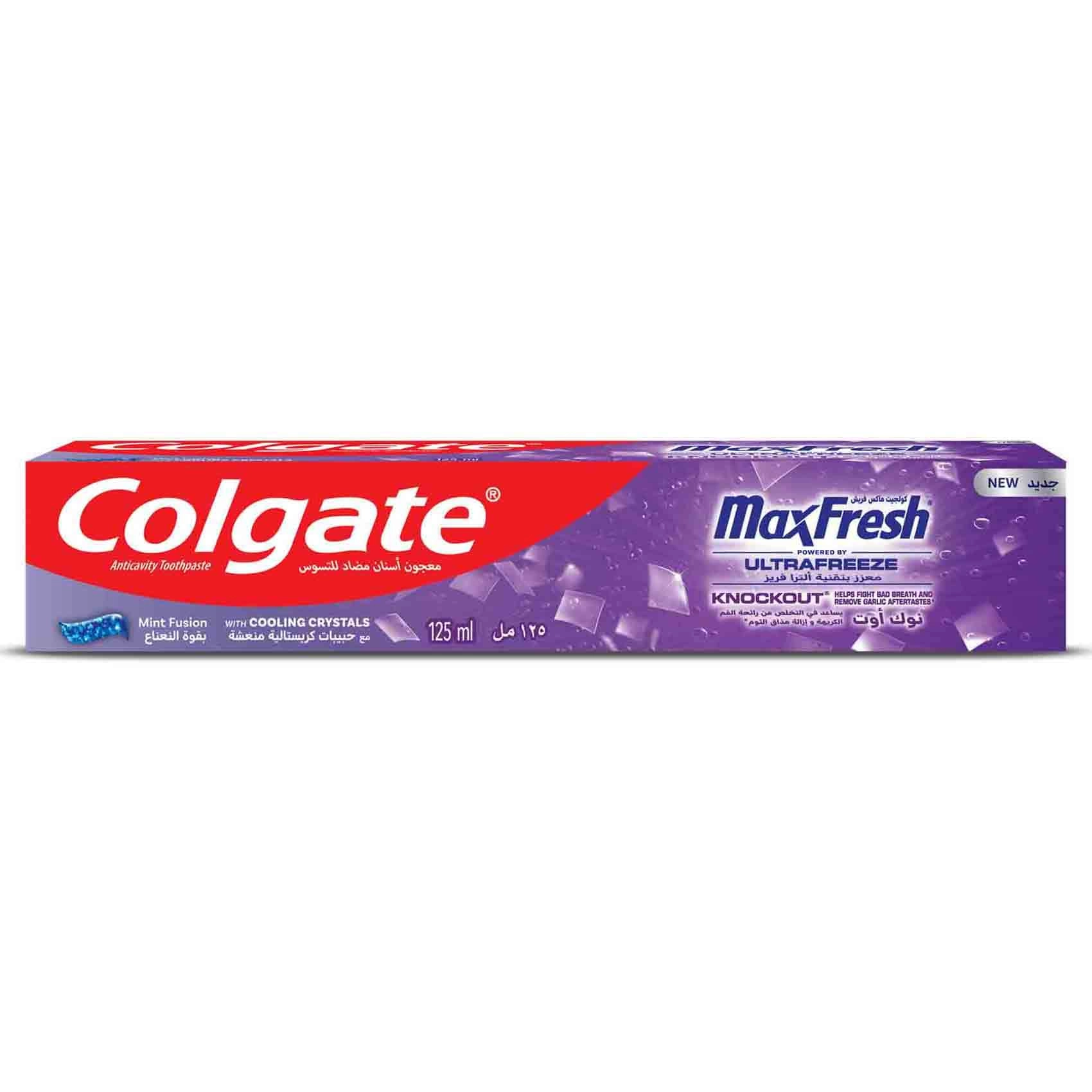 Colgate Max Fresh Knockout Mint Fusion Toothpaste 125 ml