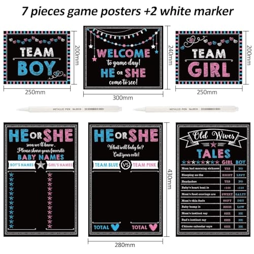 Gender Reveal Board - 2 Pieces