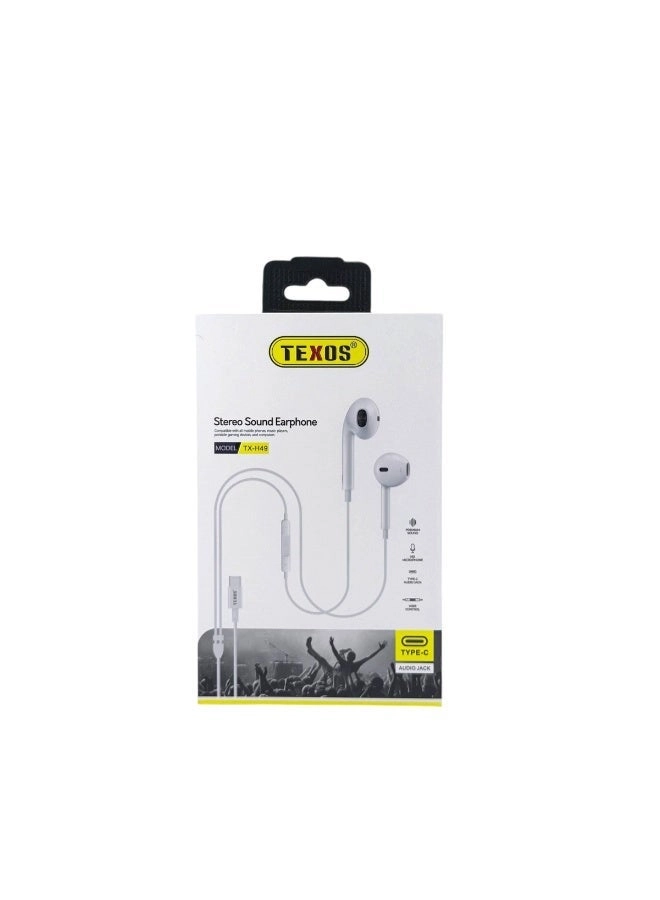 TEXOS TX-H49 Wired Earphone