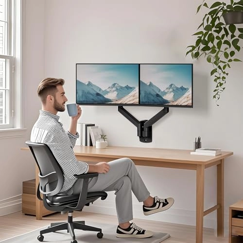 Dual Monitor Wall Mount - 2 17 to 32 inch 75x75/100x100