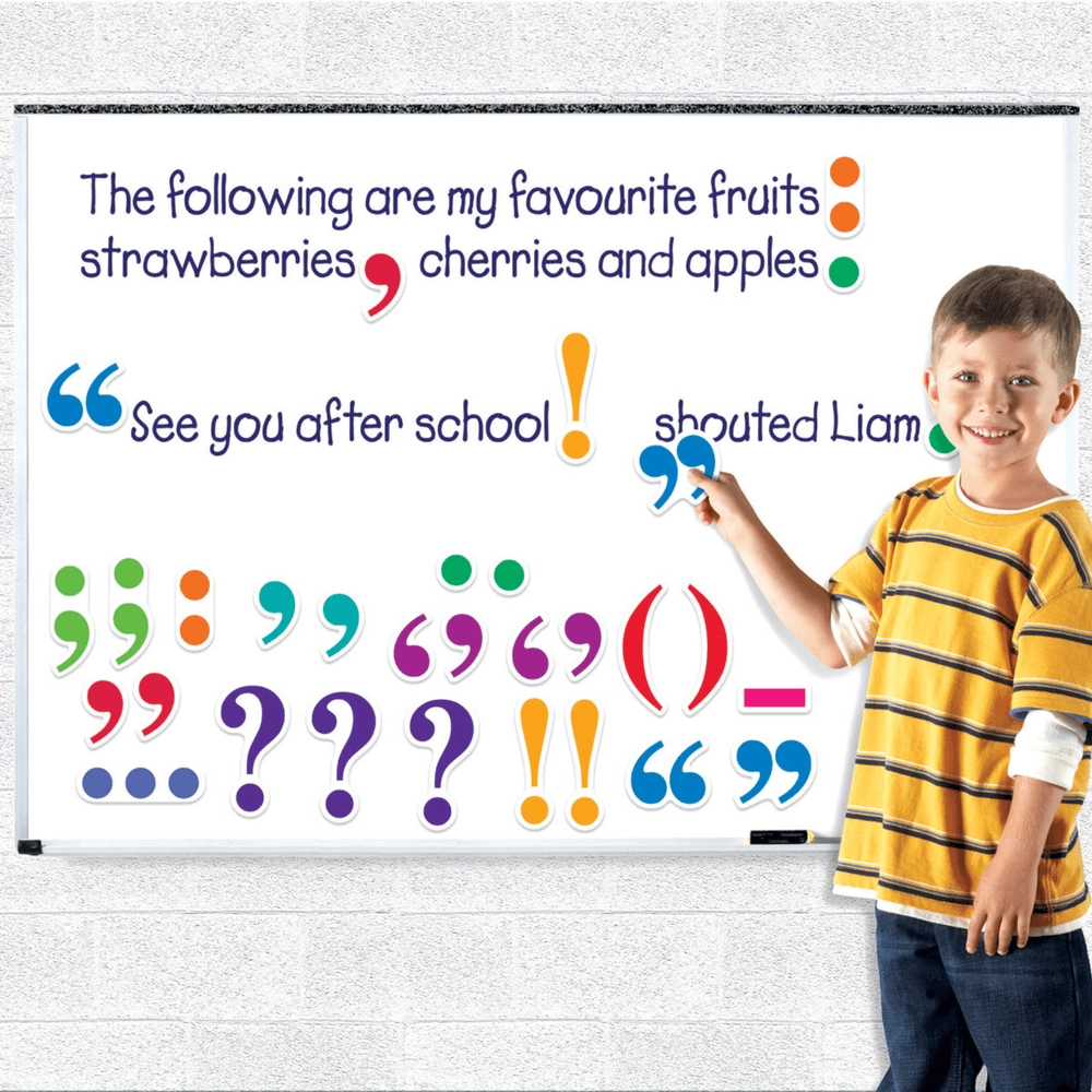 Magnetic Punctuation Demonstration Set - Suitable for 5 years and above 40 pieces
