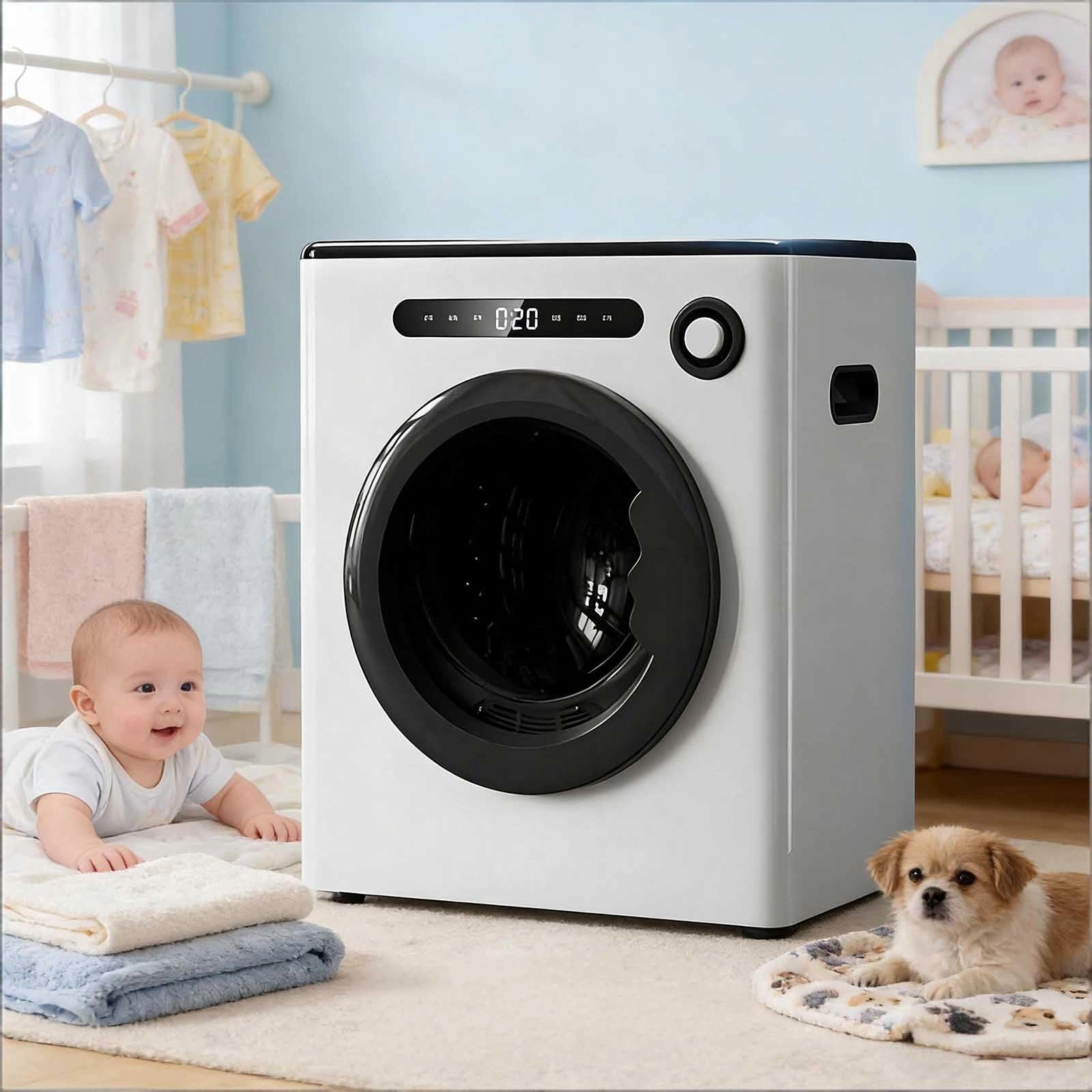 aromaoveite Portable Clothes Dryer - 800W 8.8 Lb UV Sterilization