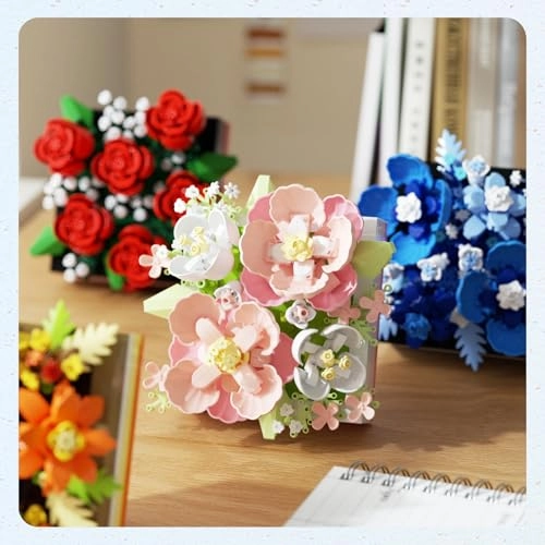 Flower Building Blocks Jewelry Box - 476pcs