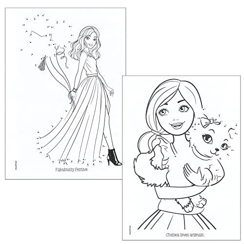 Barbie Funtivity Dot-to-Dot Activity & Coloring Book - 3 years and up 2 pieces