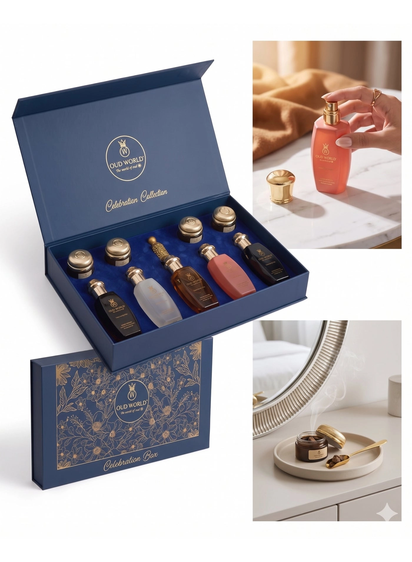 OUD WORLD Purpose 50 + Reflection + Reasons + Guidance + Sequence - Eau de Parfum 100ml