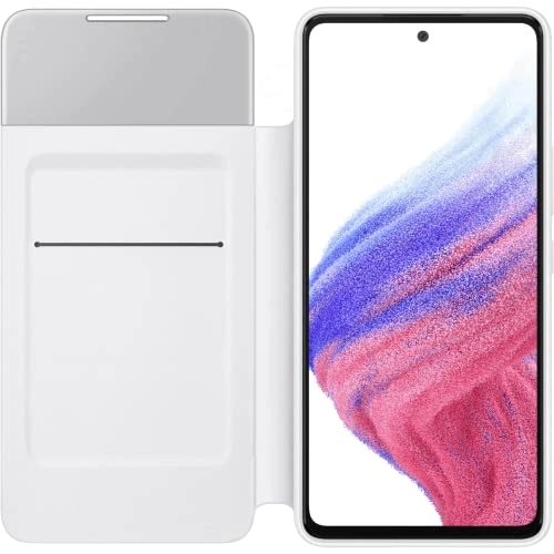 Official A53 5G Smart Clear View Cover - Plastic for Samsung Galaxy A53 5G