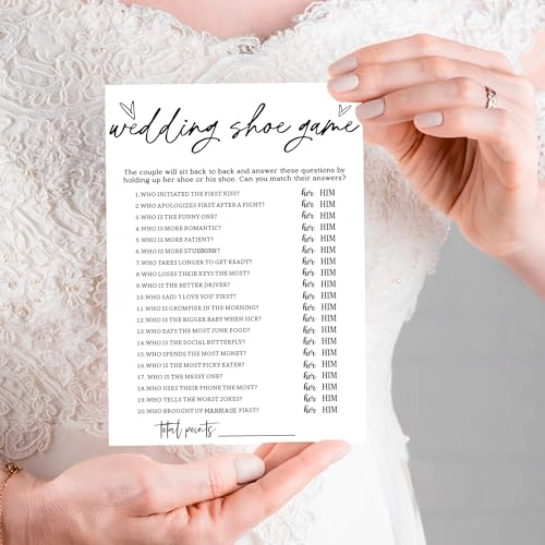 Bridal Shower Games Cards - Adult 25