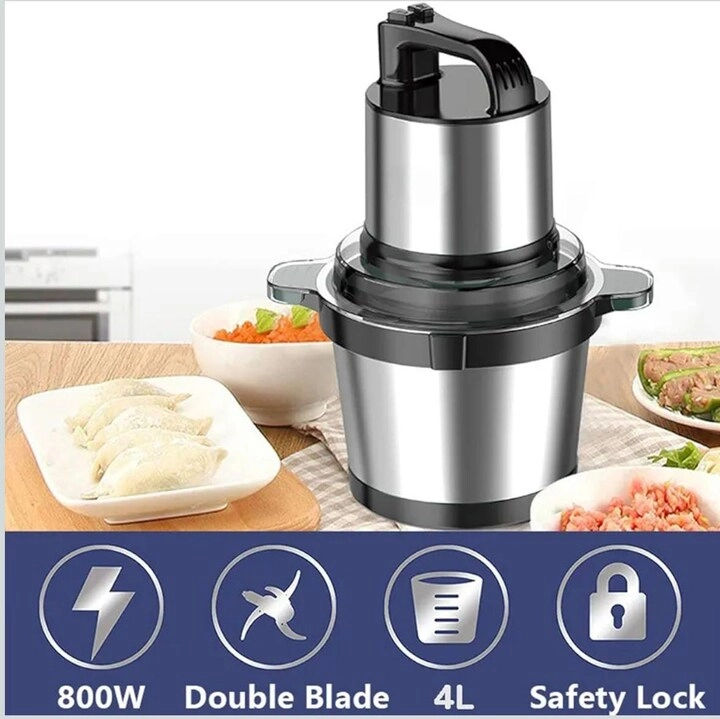 Food Chopper & Mincer Grinder - 4L 800W