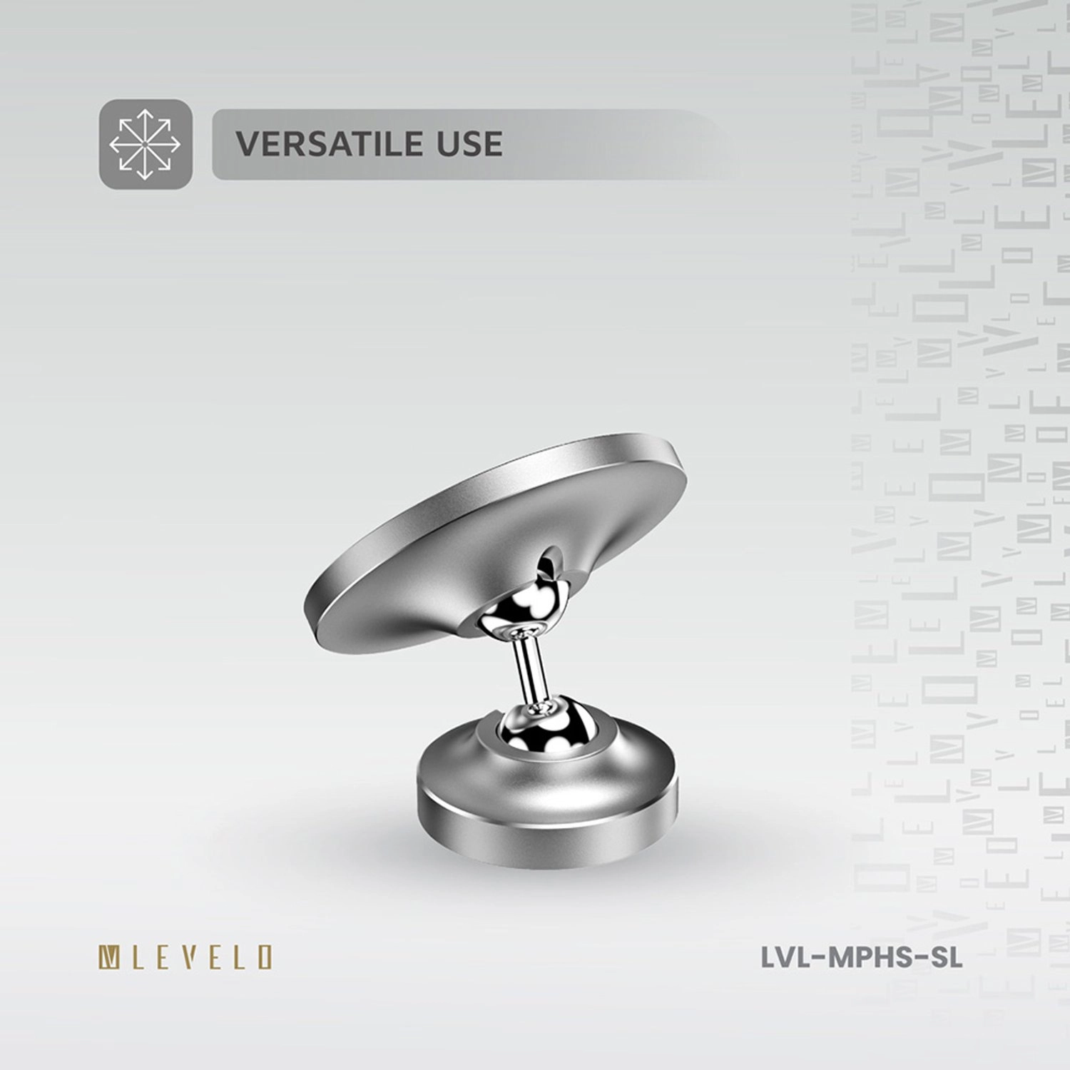 Magnifica - Car Mount Holder 360 Degree Silver