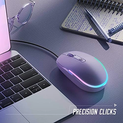 Wired LED RGB Backlit Mouse - USB
