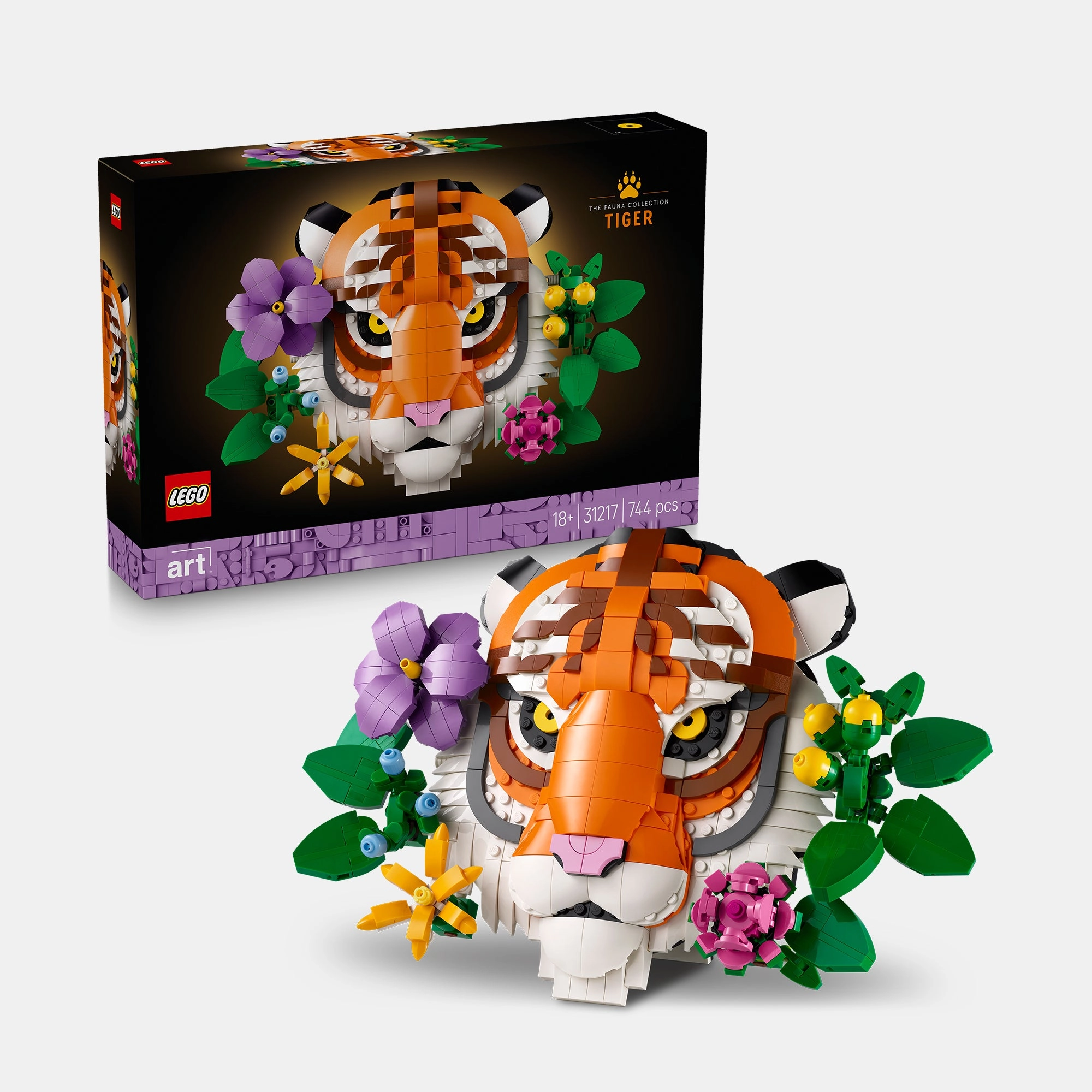 LEGO Art The Fauna Collection - Tiger - 744 pcs