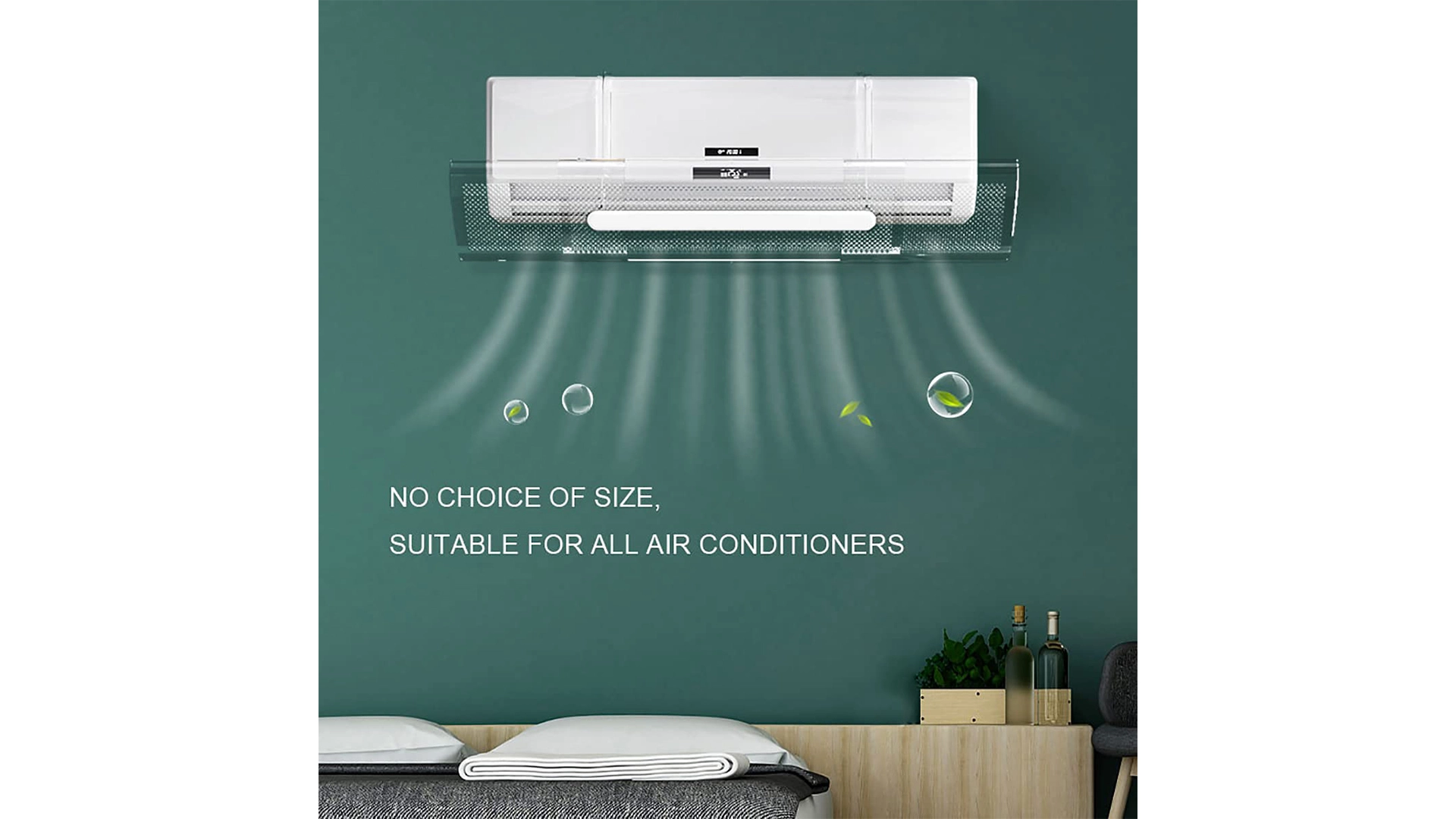 Air Conditioner Deflector - PVC 180° Adjustable