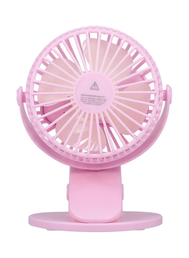 Loquat Cat Small Fan - Rechargeable Portable Pink
