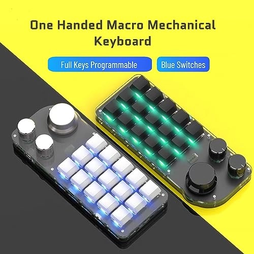 One Handed Macro Mechanical Keyboard - Wired