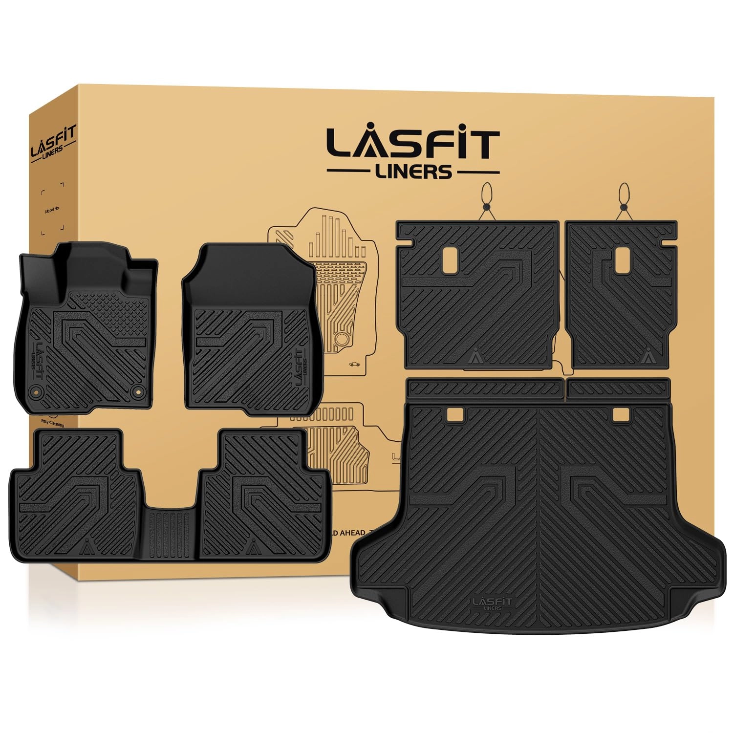 LASFIT Floor Mats & Cargo Mat - Honda HR-V 2023-2026 / Acura ADX 2025-2026