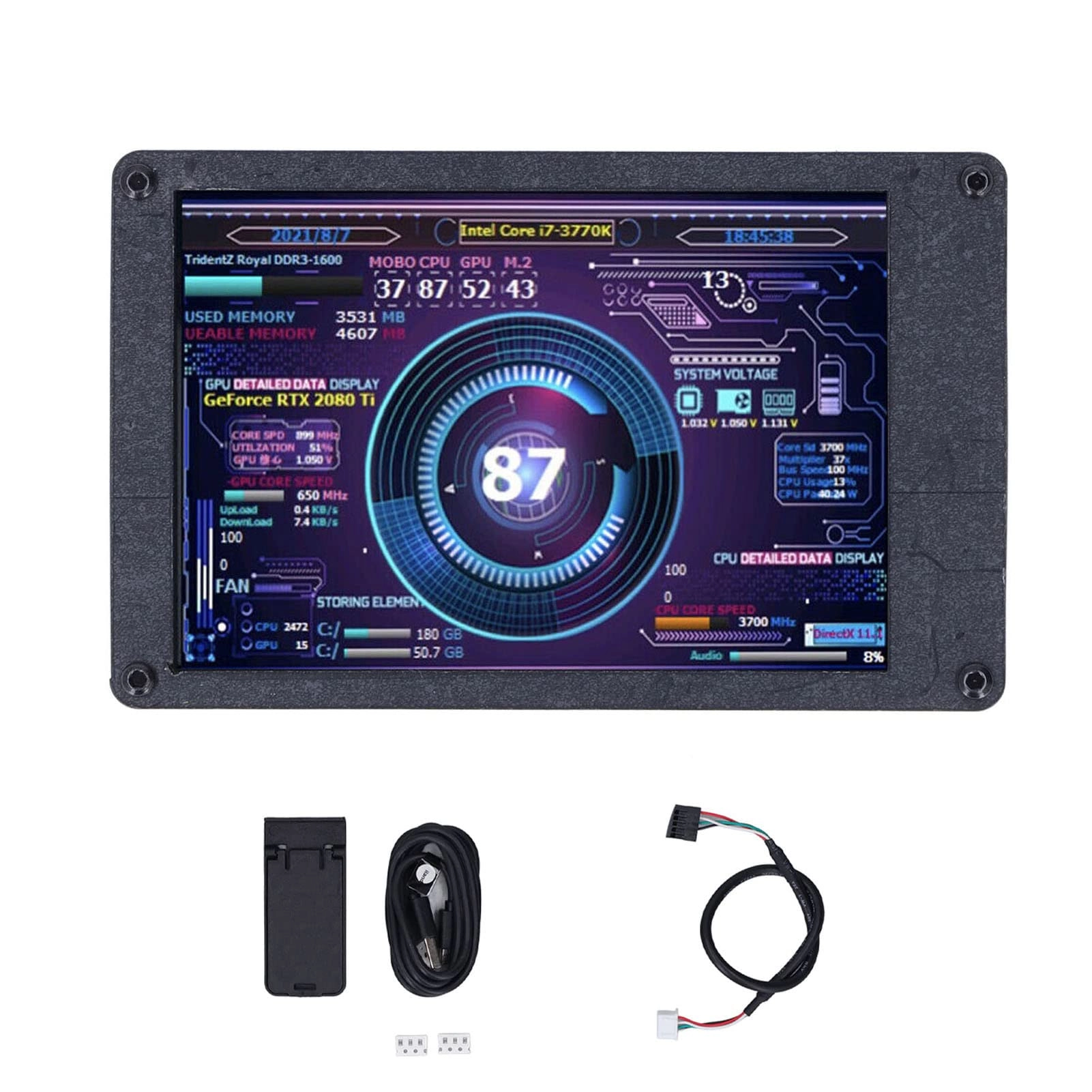 NDNCZDHC USB Mini Screen - 320x480 3.5 inches