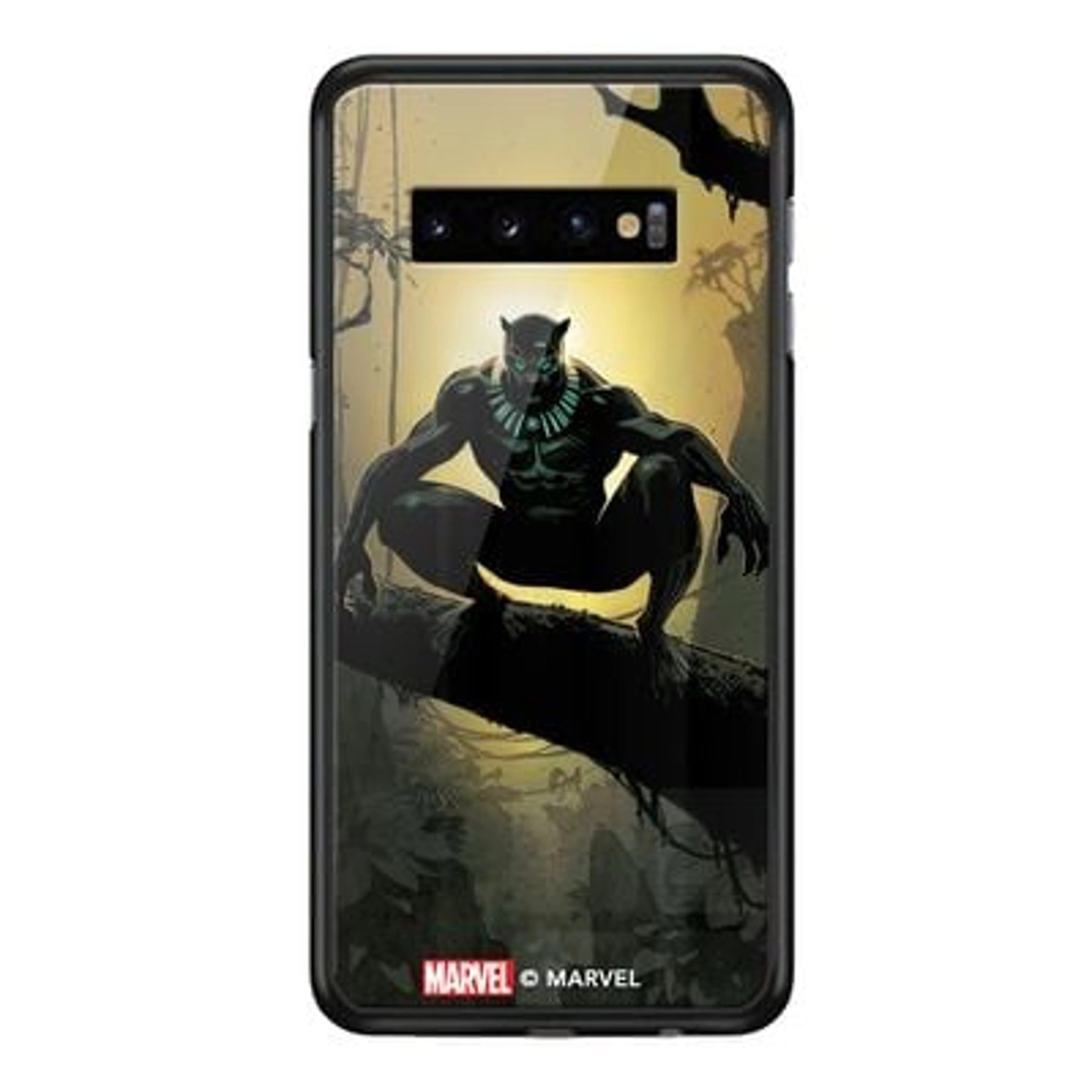 Wackylicious Black Panther The Warrior Back Case for Galaxy S10 Plus