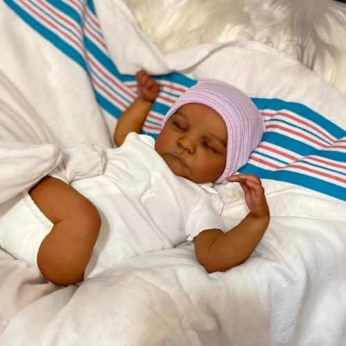 Reborn Baby Doll - 18 Inch Silicone Black Boy Ages 3+