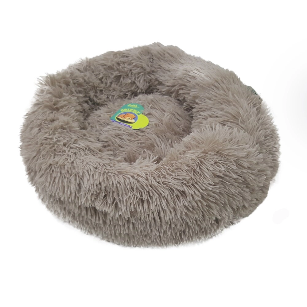 Velor Plush Round Bed - 71 x 20cm