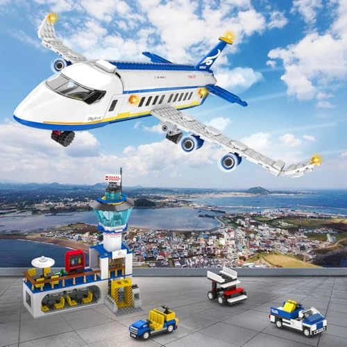 City Airport Passenger Terminal Building Set - 886 pcs