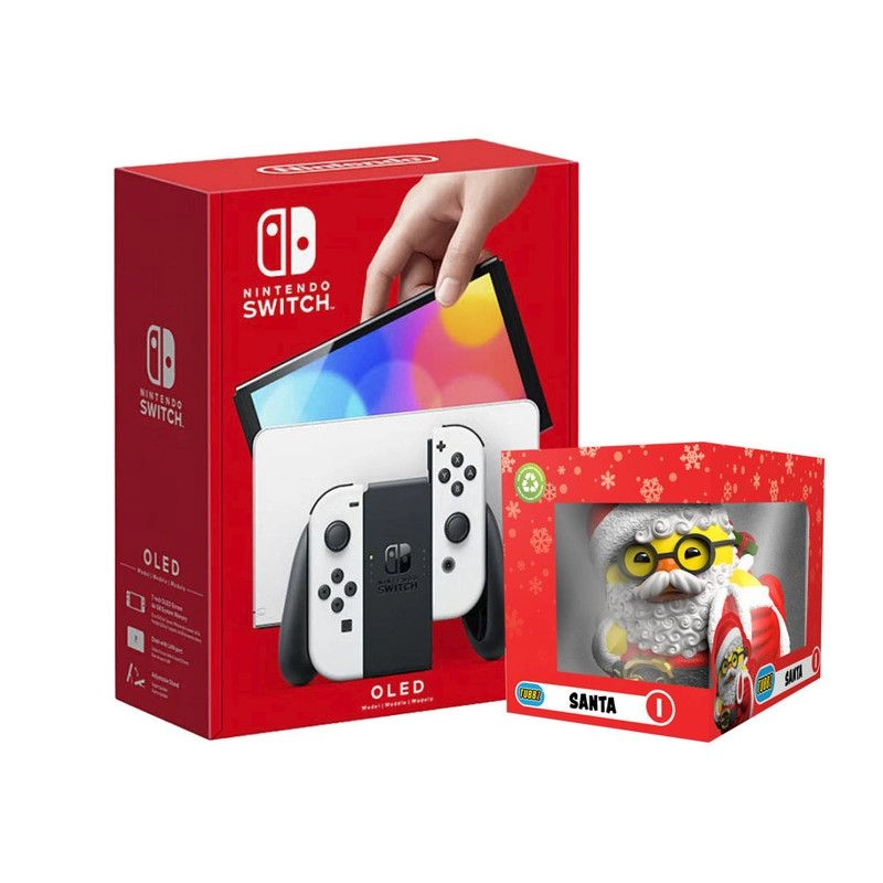 Nintendo Switch OLED - White Joy-Con Bundle