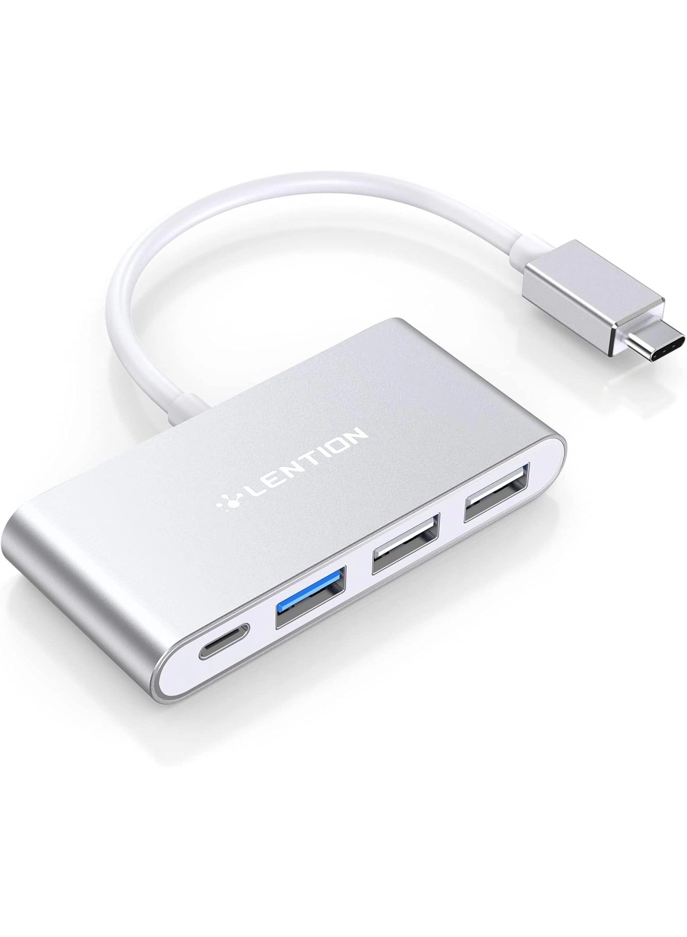 4-in-1 USB-C Hub - 3 USB 3.0 Type-C Power Delivery Space Gray