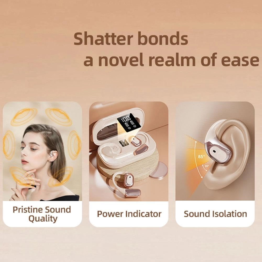 Language Translator Earbuds - Real-Time Audio & Text Supports 140+ Languages