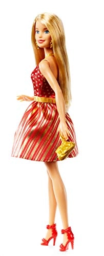 GFF68 - Red and Gold Dress Ages 3+