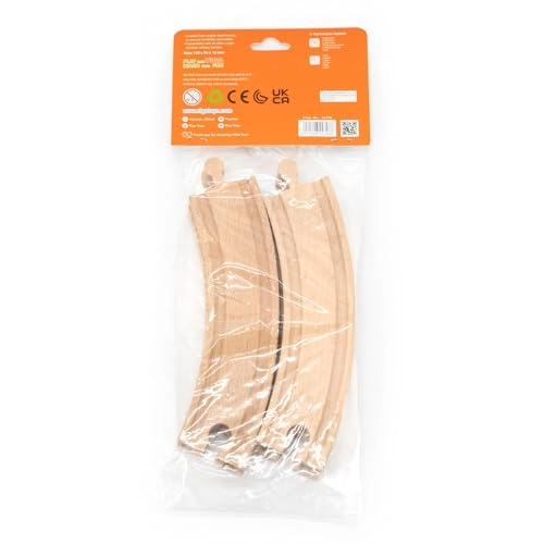 Long Curved Railway Track - 4-Pieces