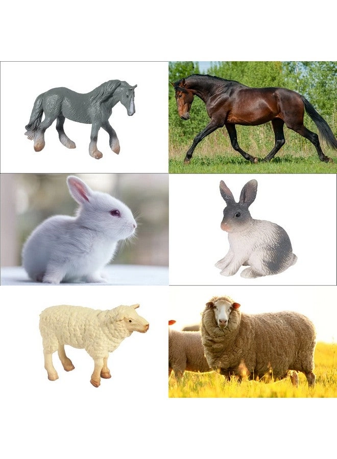 Farm Animal Figures 15 pcs