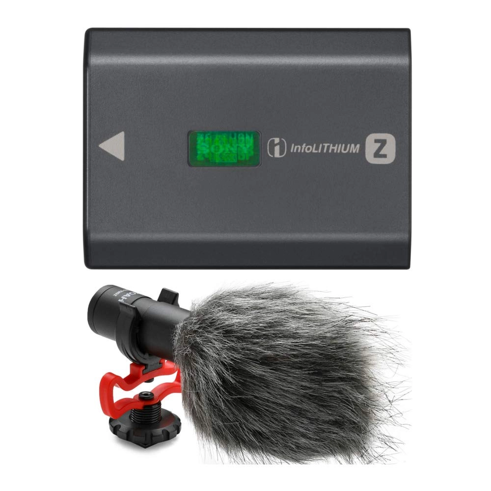 Sony NPFZ100 - 2,280mAh + Condenser Microphone