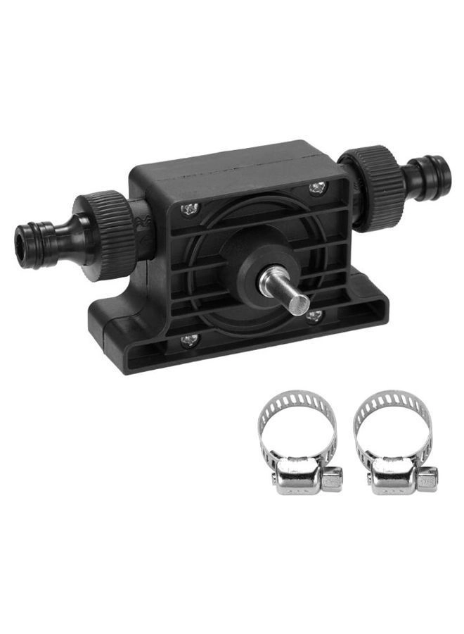 Portable Electric Drill Self Priming Transfer Pump With Shank - Black/Silver 256.5 g