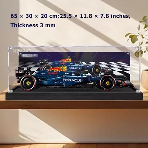 Acrylic Display Box for LEGO 42206 Racing - 3mm thickness