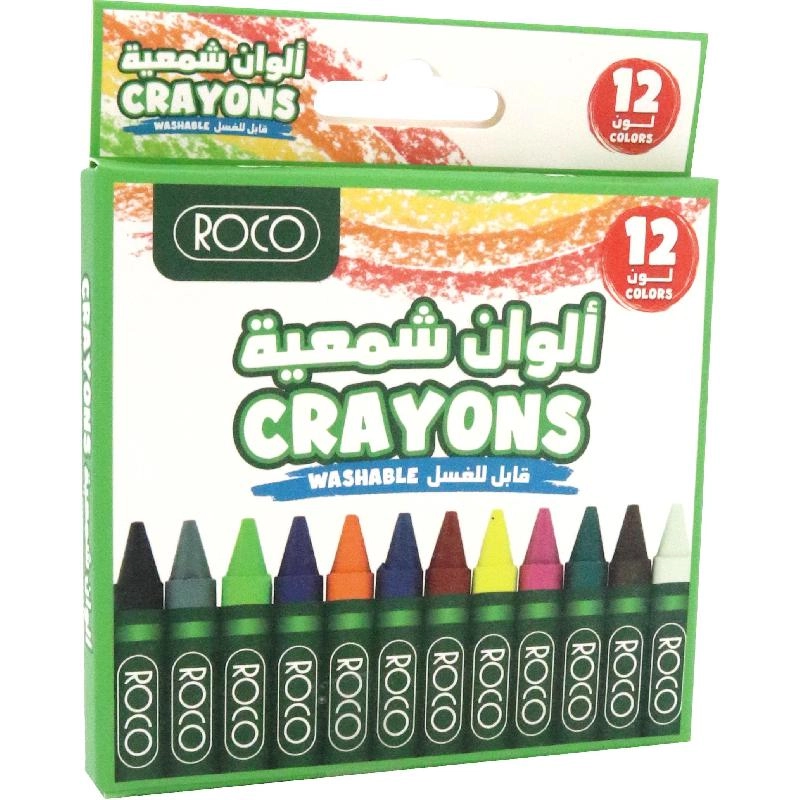 Wax Crayon - 12 Colors