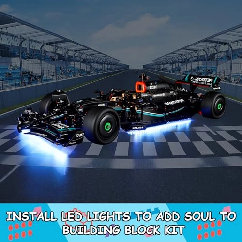 LED Light Kit for Lego Mercedes-AMG F1 W14 E Performance Set (42171) - White 5 Volts