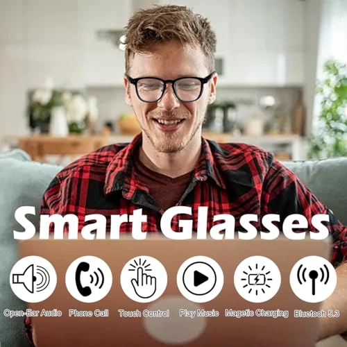 Ai Translator Smart Glasses - 164+ Language Translation AI Chat Deepseek R1 & Gemini-2.5
