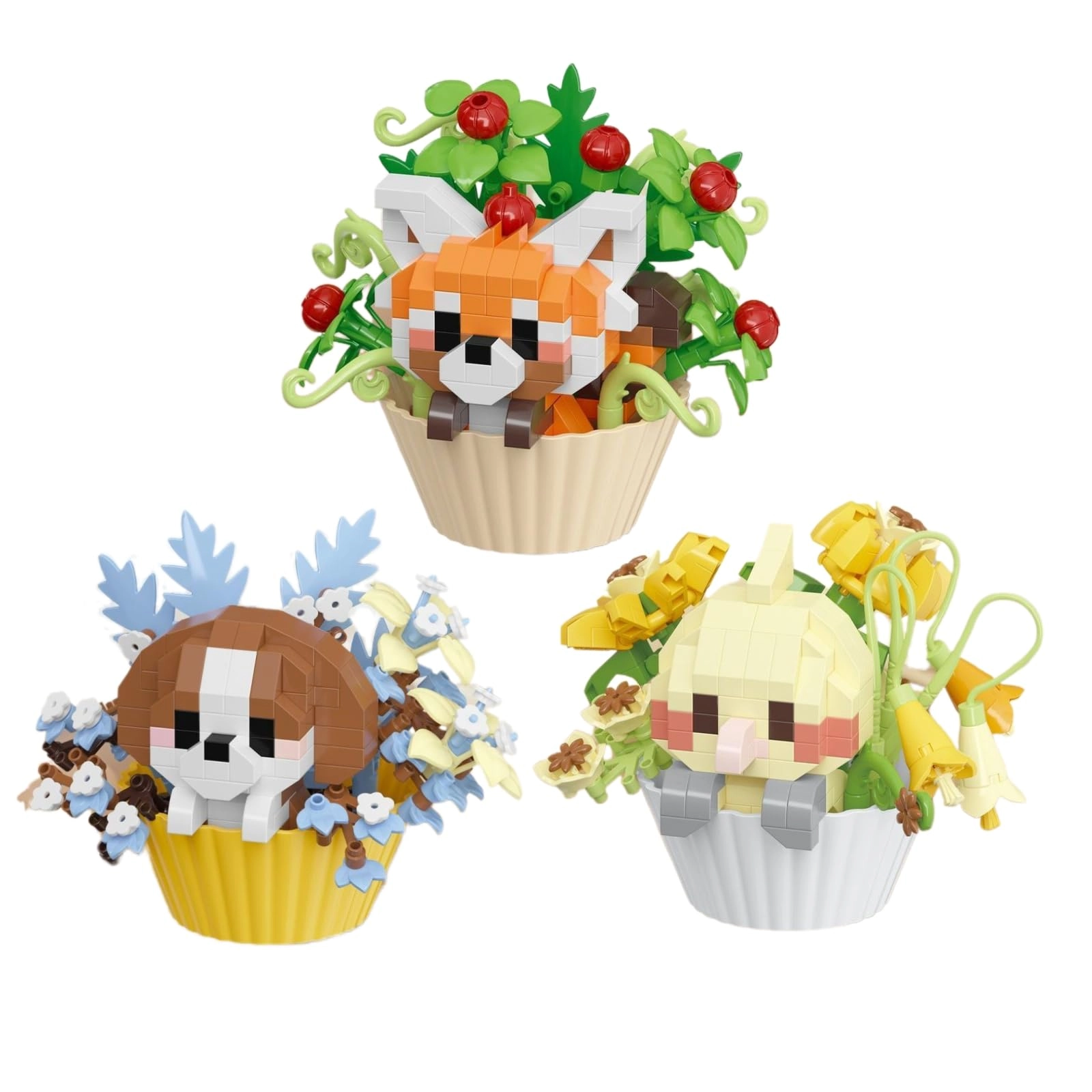shenhailan Micro Animal Cake Building Set - Animal A-4 709 pcs