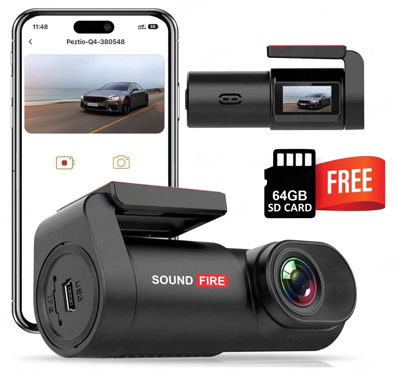 SOUND FIRE Pixel DashPro - 1080p
