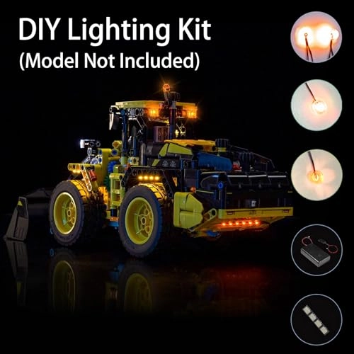 LED Light Kit for LEGO 42209 L120 Electric Wheel Loader - ABS less than 5V