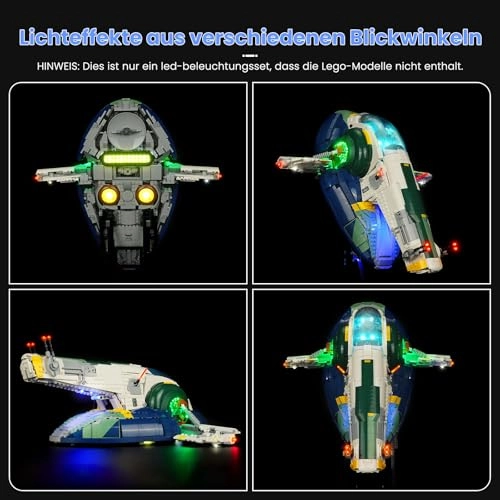 LED Lighting Set for LEGO 75409 Jango Fett's Firespray Class Starship