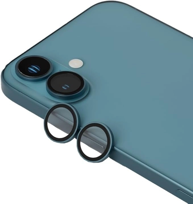 Mobogenie Ring Metal Camera Lens Protector for iPhone 16/16 Plus