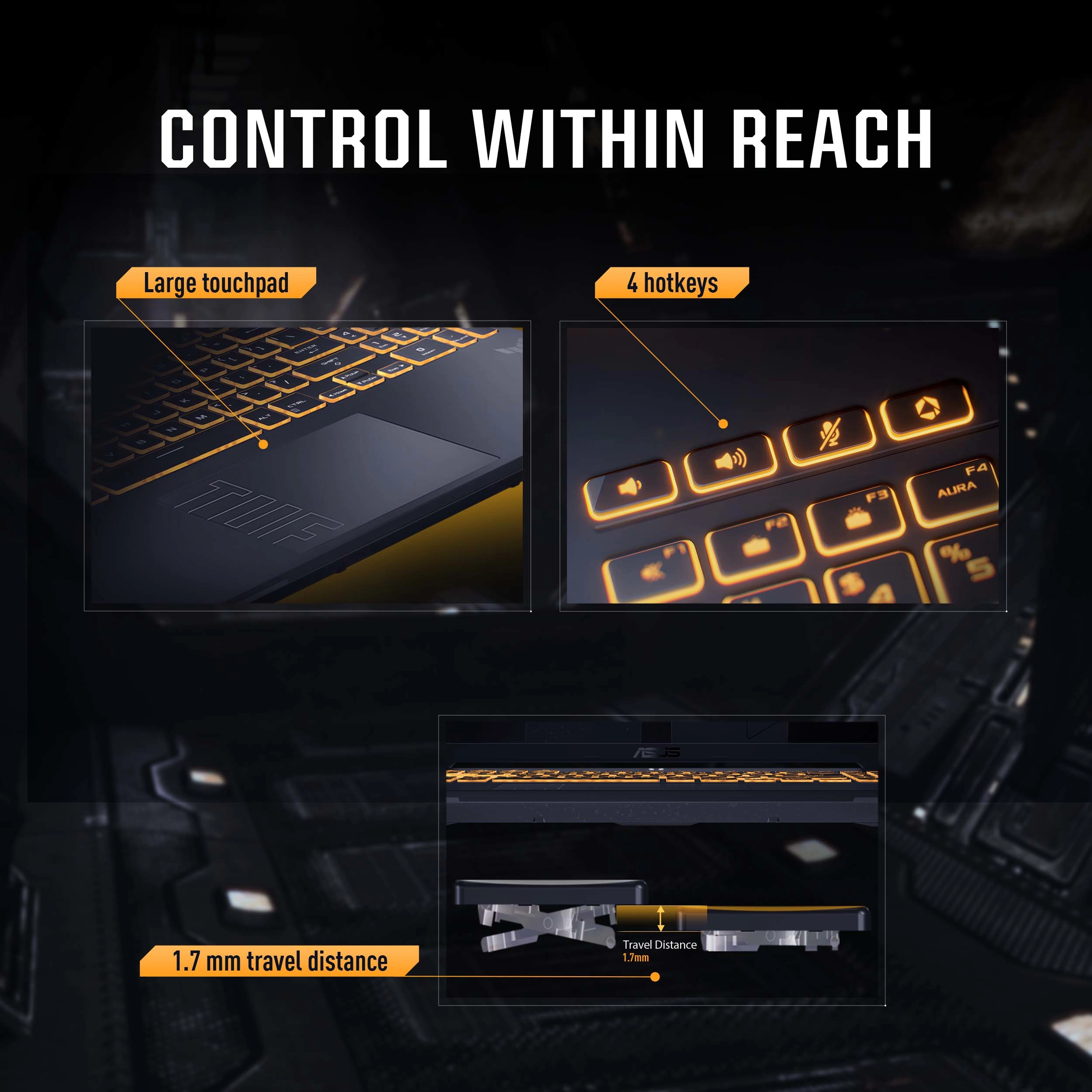 TUF Gaming F16 FX607VU - 16'' Core i7-13620H 16GB DDR5 1TB SSD